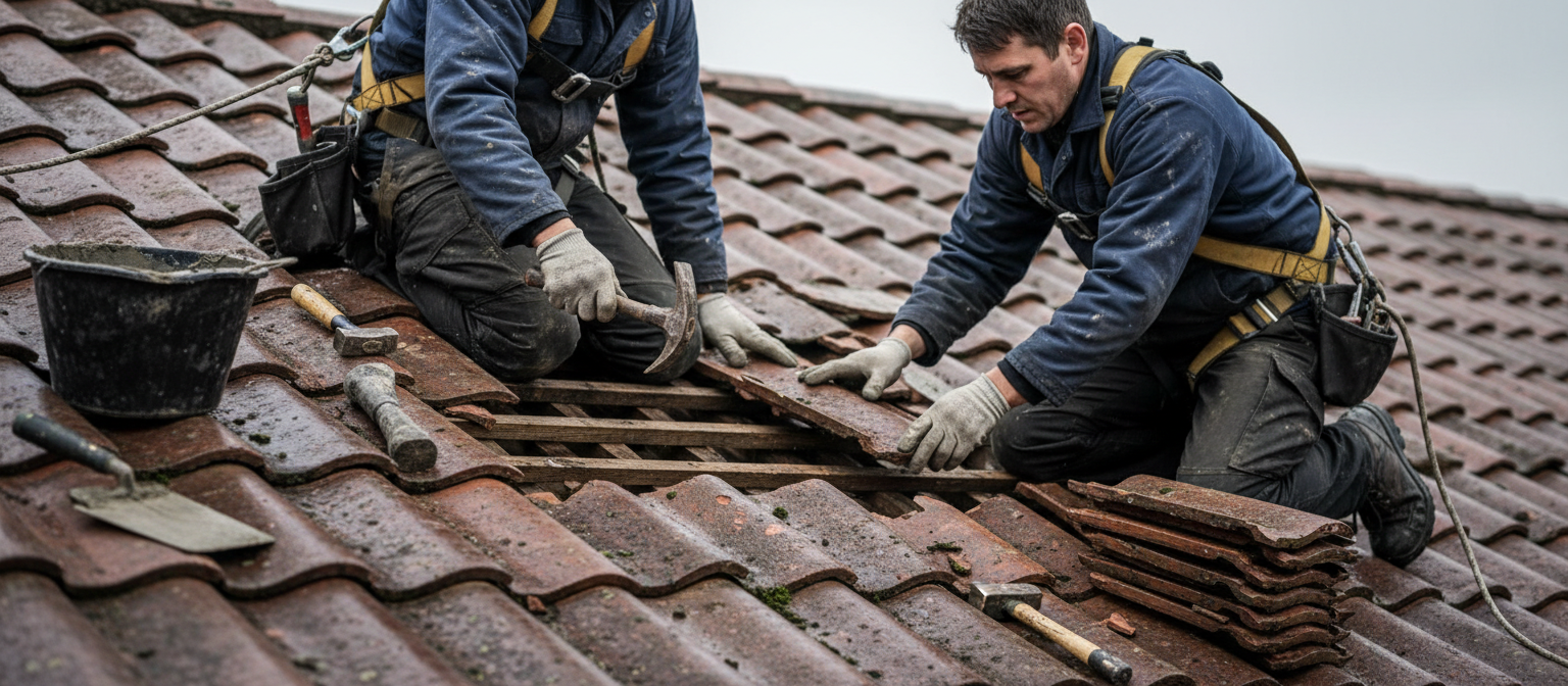 Roof repairs in Burton upon Trent